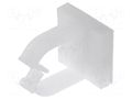 Snap handle; polyamide; natural; Cable P-clips ESSENTRA RI-MWSEB-6-01