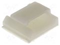 Self-adhesive cable holder; polyamide; natural; Cable P-clips ESSENTRA RI-MWSSEBE-101A
