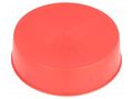 Stopper; Body: red; Out.diam: 110mm; H: 31mm; LDPE; push-in; SafeCAP SUNDPLAST SP1070