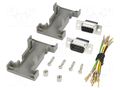 Transition: adapter; D-Sub 9pin male,D-Sub 9pin female ENCITECH GA-0909-MF-LG-K