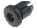 Polyamide; black; Spacer: snap latch; 2÷4.2mm ESSENTRA RI-SLG-2M-B