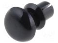Rivet; polyamide; 1÷2mm; black; Mounting: dismountable,push-in ESSENTRA RI-SR-2632B