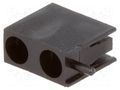 LED housing; 3mm; polyamide; angular; black; UL94V-2; H: 9.6mm FIX&FASTEN FIX-LEK-307