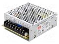 Power supply: switching; for building in,modular; 51W; 5VDC; 80% MEAN WELL RT-50D