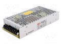 Power supply: switching; for building in,modular; 124W; 5VDC MEAN WELL RQ-125D