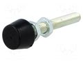 Clamping bolt; Thread: M6; Base dia: 13mm; Kind of tip: flat ELESA+GANTER GN708.1-M6-55-A-ST