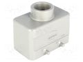 Enclosure: for Han connectors; Han; size 10B; for cable; straight HARTING 09300101421