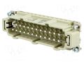 Connector: HDC; contact insert; male; 16A; 500V; Han E®; PIN: 24 HARTING 09330242601