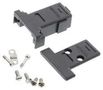D SUB BACKSHELL, 180DEG, DE, PLASTIC L17158706
