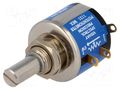 Potentiometer: shaft; multiturn; 200Ω; 2W; ±5%; 6.35mm; 534 VISHAY 534-200R