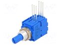 Potentiometer: shaft; single turn; 10kΩ; ±20%; 500mW; logarithmic BOURNS 91A2A-B24-D15/D15L