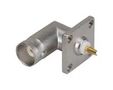 RF COAX CONN, BNC, R/A FLANGED JACK 28"BNC-50-0-2/133"NE