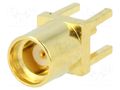 Connector: MMCX; socket; female; straight; THT; gold-plated NINIGI MMCX-10