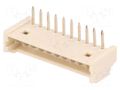 Connector: wire-board; socket; male; PIN: 10; PicoBlade™; THT; 1x10 MOLEX MX-53048-1010