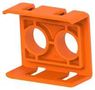 BACK COVER, 2POS, PA66, ORANGE 2840877-4