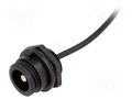 Cable; Buccaneer SMB female; 0÷4GHz; 0.5m; 50Ω; IP68 BULGIN PX0414/0M50