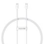 Kabel szybkiego ładowania USB-C do USB-C Baseus Superior 2 100W 1m (biały), Baseus P10365200211-03