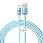 Kabel USB do iP Baseus Crystal Shine, 2.4A, 2m (niebieski), Baseus CAJY001203