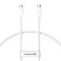 Kabel USB-C do USB-C Baseus Superior USB4, 240W, 1m (biały), Baseus P10365200211-02