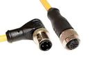 SENSOR CORD, 4P M12 R/A PLUG-RCPT, 10M C4BC05M010