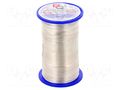 Silver plated copper wires; 0.7mm; 500g; Cu,silver plated; 145m BQ CABLE SCW-0.70/500