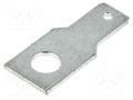 Terminal: flat; 5mm; 0.6mm; male; M3,5; screw; brass; tinned DEGSON ELECTRONICS K6-00AH