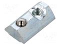 Nut; for profiles; Width of the groove: 8mm; steel; zinc; T-slot FATH FA-096025