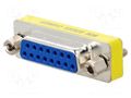Transition: adapter; D-Sub 15pin male,D-Sub 15pin female ENCITECH DMGC-1515-MF