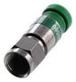 RF/COAX, F PLUG, COMPRESSION, 75 OHM FSNS6U-25