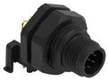 SENSOR CONN, M12, R/A, MALE, 8POS, PCB 643230100408