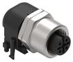 SENSOR CONN, M12, R/A, FEMALE, 4POS, PCB 643280100304