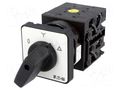 Switch: star-delta cam switch; Stabl.pos: 3; 20A; 0-Y-Δ; Poles: 3 EATON ELECTRIC T0-4-8410/E