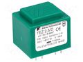 Transformer: encapsulated; 2.5VA; 230VAC; 18V; 138.8mA; PCB; IP00 BREVE TUFVASSONS TEZ2.5/D/18V