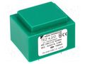 Transformer: encapsulated; 4VA; 230VAC; 10.5V; 380.9mA; PCB; IP00 BREVE TUFVASSONS TEZ4/D/10.5V