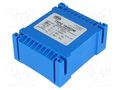 Transformer: encapsulated; 18VA; 230VAC; 9V; 9V; 1A; 1A; PCB; IP00 INDEL TSPZ18/2X9V
