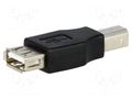 Adapter; USB 2.0; USB A socket,USB B plug Goobay USB-AF/BM