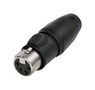 XLR CONN, RCPT, 4POS, CABLE NC4FX-TOP