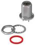 RF COAX CONN, N JACK, 50 OHM, PANEL 60412052241504