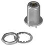 RF COAX CONN, N JACK, 50 OHM, PANEL 60412042241503
