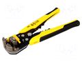 Multifunction wire stripper and crimp tool; 30AWG÷10AWG; 210mm NEWBRAND NB-028