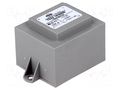 Transformer: encapsulated; 18VA; 230VAC; 12V; 1.5A; PCB; IP00 INDEL TSZZ15/12V