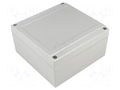 Enclosure: multipurpose; X: 140mm; Y: 140mm; Z: 75mm; aluminium; grey COMBIPLAST CP-FA44