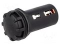 Holder; C,R14; Batt.no: 1; soldering lugs; black; UL94V-0; -30÷70°C BULGIN BXS001/1