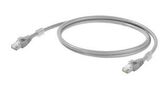 PATCH CORD, RJ45 PLUG-PLUG, 7.9", GRY 1165940002