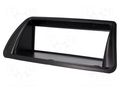 Radio frame; Fiat; 1 DIN; black 4CARMEDIA RAM-40.082.2