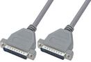 CABLE ASSY, 25P D-SUB PLUG-PLUG, 10' CSM25MM-10