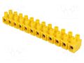 Connector: terminal block; 76A; 690V; with wire protector; yellow POKÓJ TLZ-16N