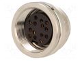Connector: M16; socket; female; PIN: 14; 3A; 150V; C091A; soldering AMPHENOL C091-T3653-004