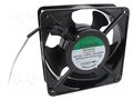 Fan: AC; axial; 230VAC; 120x120x38mm; 119m3/h(±10%); 36dBA; slide SUNON DP203A2123LSL