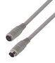 CABLE ASSY, MINI DIN 6P PLUG-RCPT, 15' DK226MF-15
